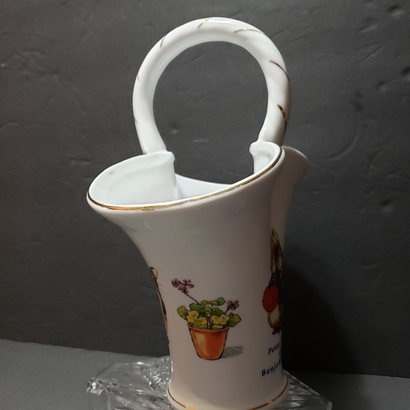 Vintage 2002 THE WORLD Of BEATRIX POTTER "Peter Rabbit & Benjamin Bunny" Basket - Picture 4 of 9